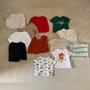 Assorted Toddler Boy Long-Sleeve Shirts